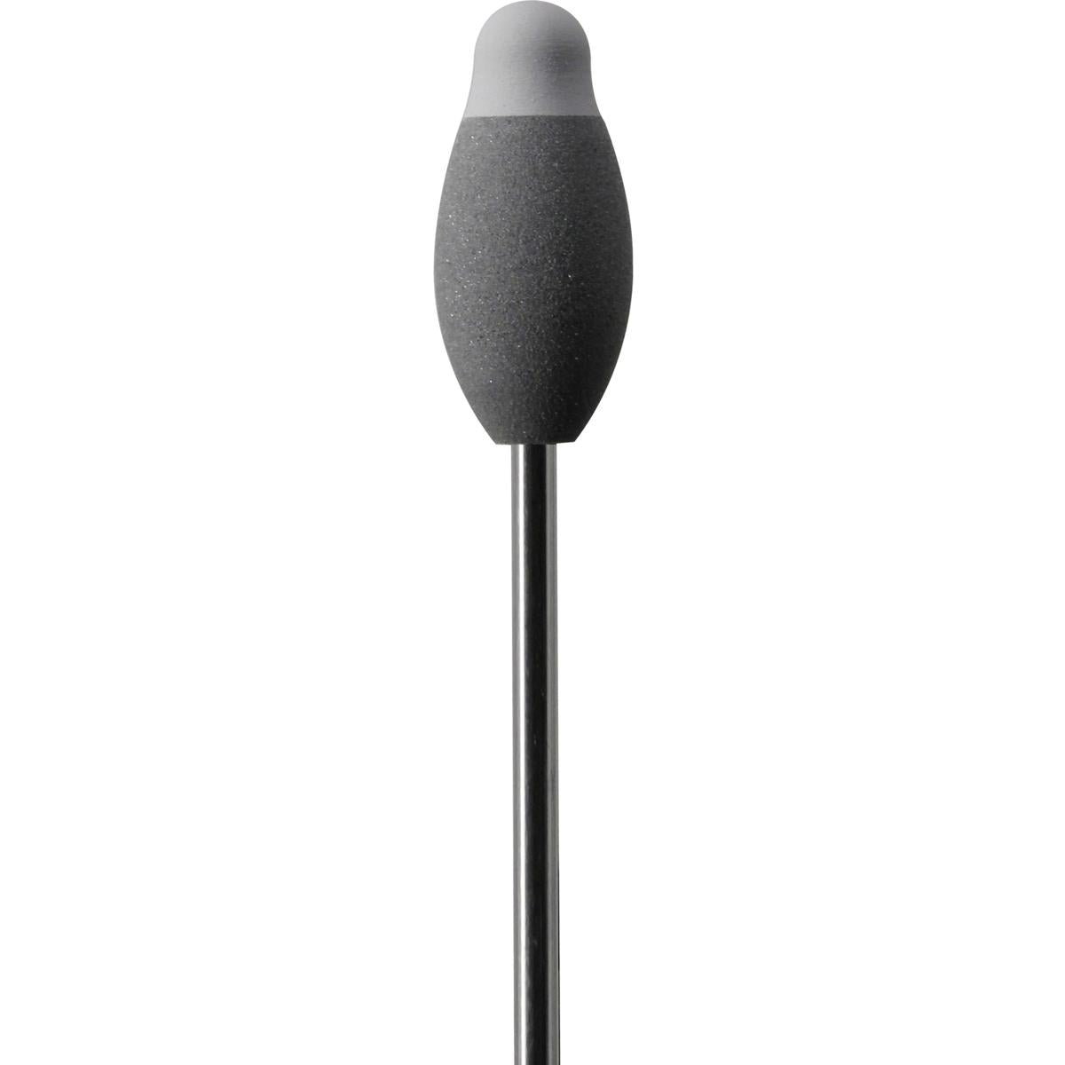 Pulidor de contorneado para zirconio verde (pre-sinterizado) — Pera redonda ∅10mm × L22,7mm | 2 en 1: Gris (duro) + Blanco (suave) | HP 2,35 mm | SPIN tech