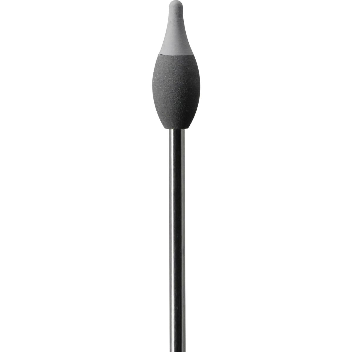 Pulidor de contorneado para zirconio verde (pre-sinterizado) — Pera puntiaguda ∅7mm × L19mm | 2 en 1: Gris (duro) + Blanco (suave) | HP 2,35 mm | SPIN tech