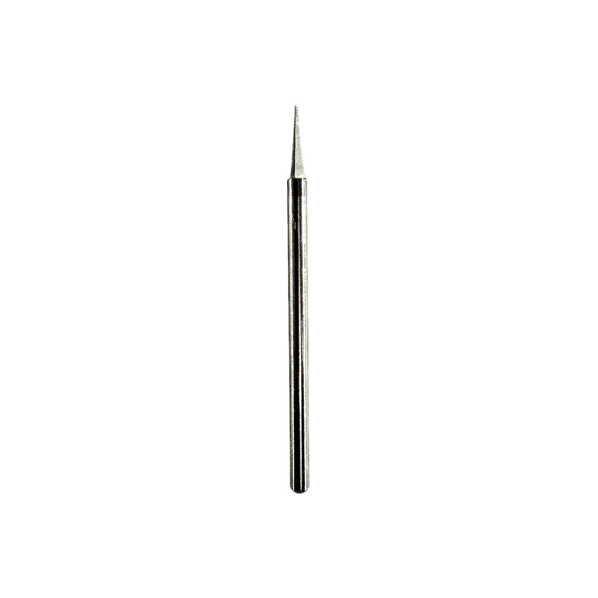 Bur de carburo de tungsteno Pica triangular grande ∅1,6mm × L8mm | Zirconio · Cerámica · Metal · Plástico | HP 2,35 mm | SPIN tech