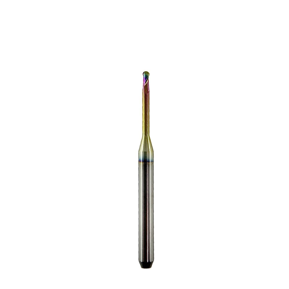 Fresa CAD/CAM para Roland ∅2,0mm | 💎 DLC/CrN — Premium | ZrO₂ · WAX · PMMA | SPIN tech
