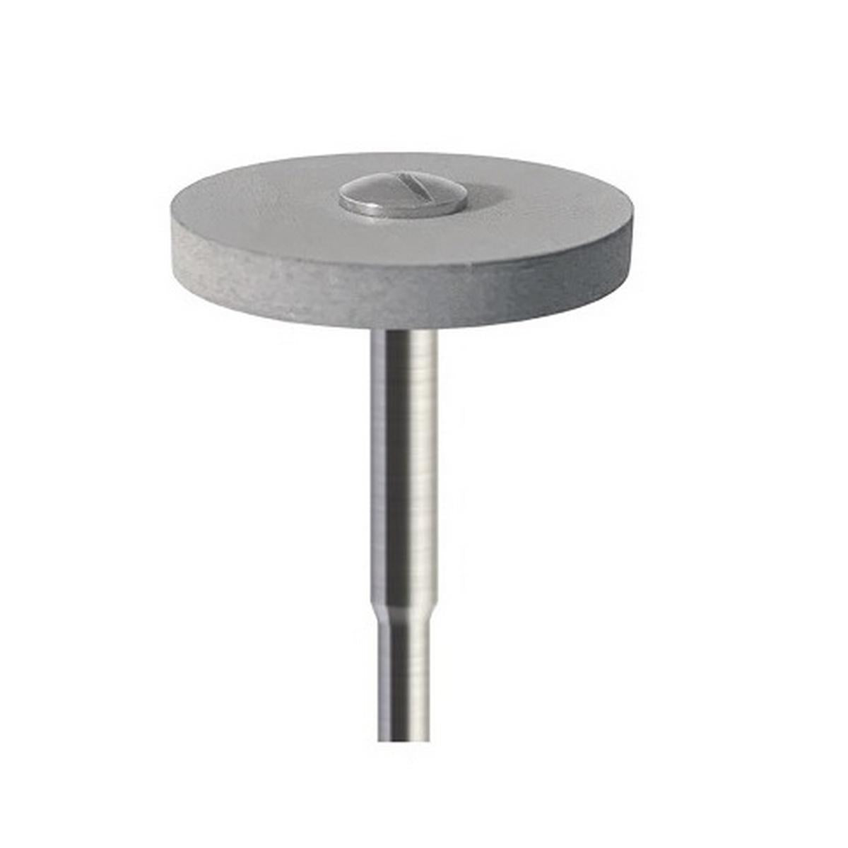 Pulidor de diamante ZrO₂ Disco tableta grande 22x3mm | ⚫ Gris — Medio (Medium) | Etapa 3 — Pulido intermedio | HP 2,35 mm | SPIN tech