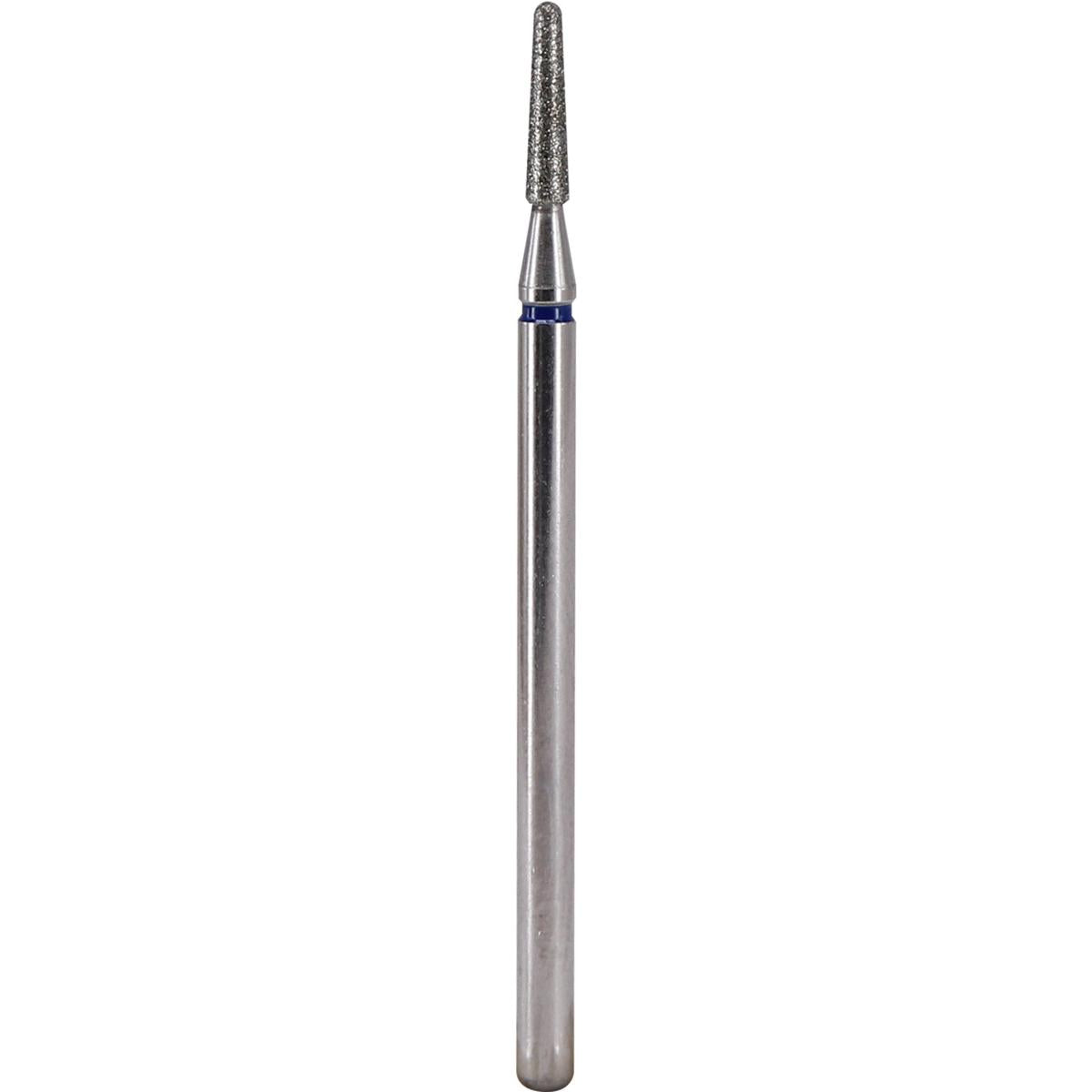 Fresa de diamante Cono redondeado 1,8x8mm | 🔵 Azul Grano medio / estándar ~106–125 μm | HP 2,35 mm | SPIN tech