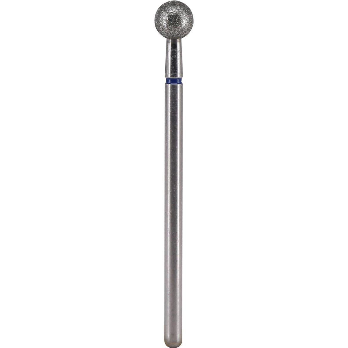 Fresa de diamante Bola 5x4,8mm | 🔵 Azul Grano medio / estándar ~106–125 μm | HP 2,35 mm | SPIN tech