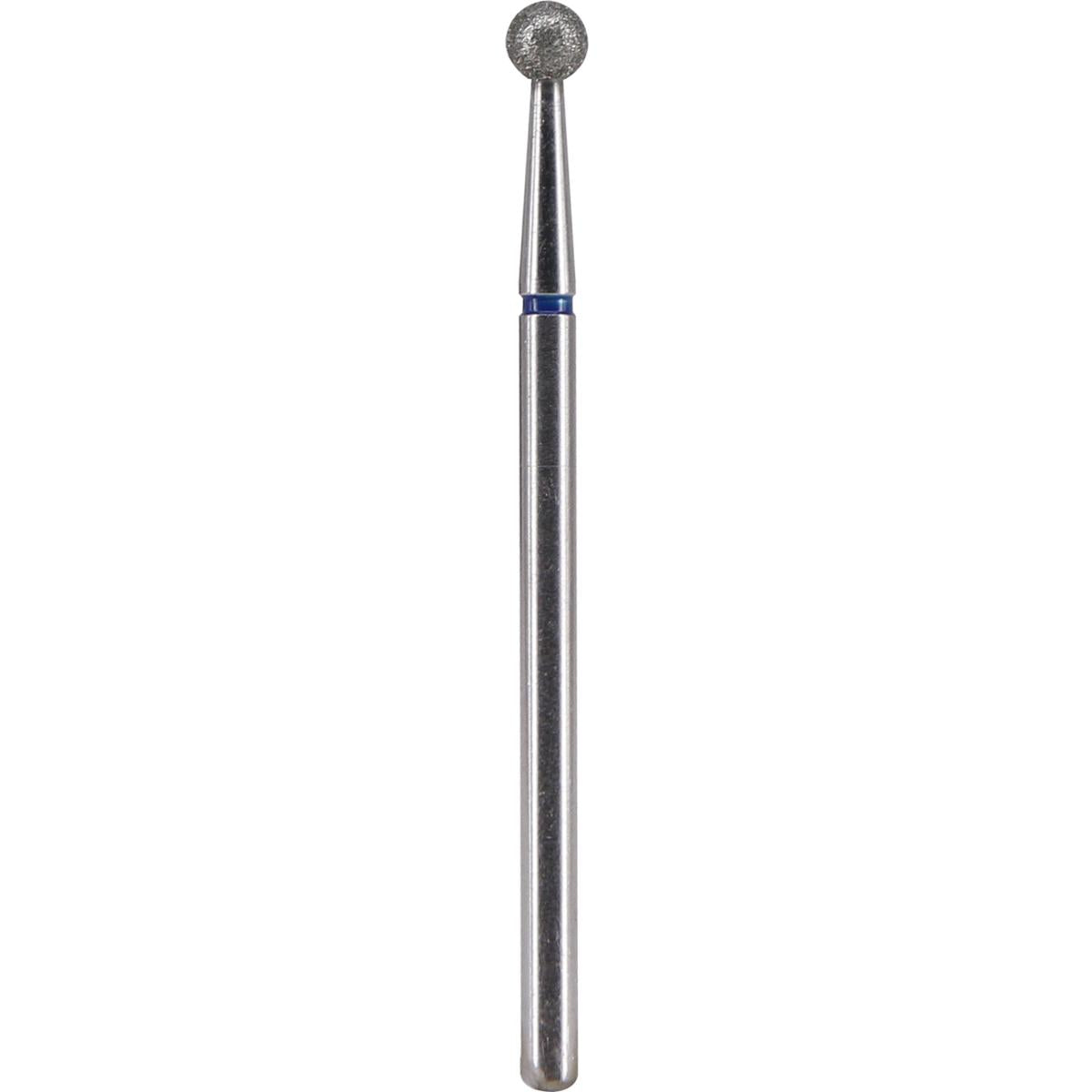 Fresa de diamante Bola 3,4x3,2mm | 🔵 Azul Grano medio / estándar ~106–125 μm | HP 2,35 mm | SPIN tech