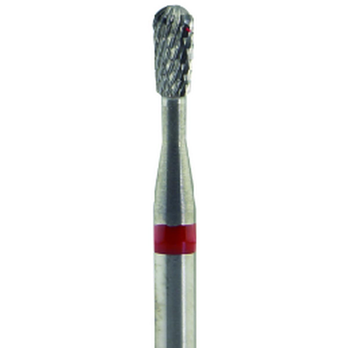 Fresa carburo de tungsteno Cono invertido redondeado 5x2,3mm | 🔴 Rojo — Fino (F) | HP 2,35 mm | SPIN tech