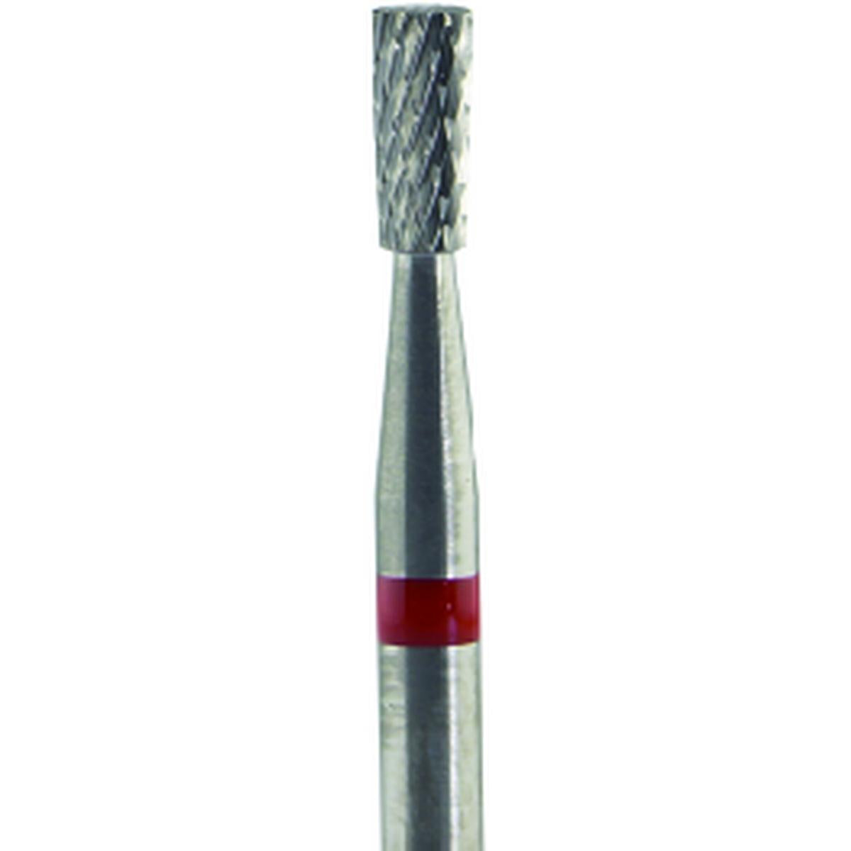 Fresa carburo de tungsteno Cono invertido romo 5,5x2,3mm | 🔴 Rojo — Fino (F) | HP 2,35 mm | SPIN tech