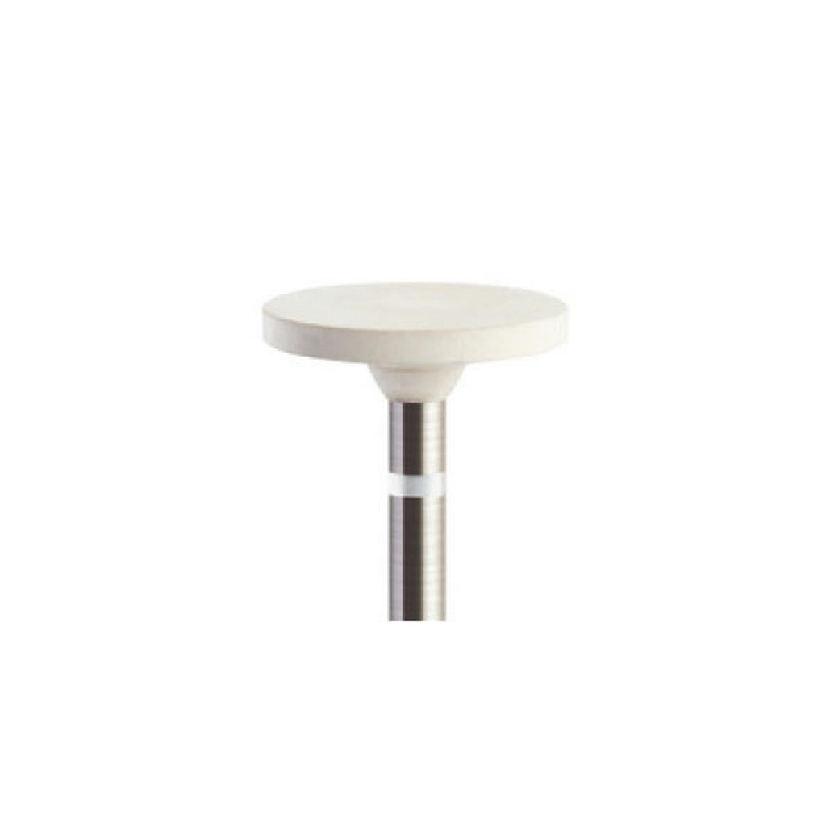 Pulidor de diamante ZrO₂ Disco pequeño 12x2mm | ⚪ Blanco — Extra blando — Superacabado (Super finish) | Etapa 5 — Superacabado / Alto brillo | HP 2,35 mm | SPIN tech