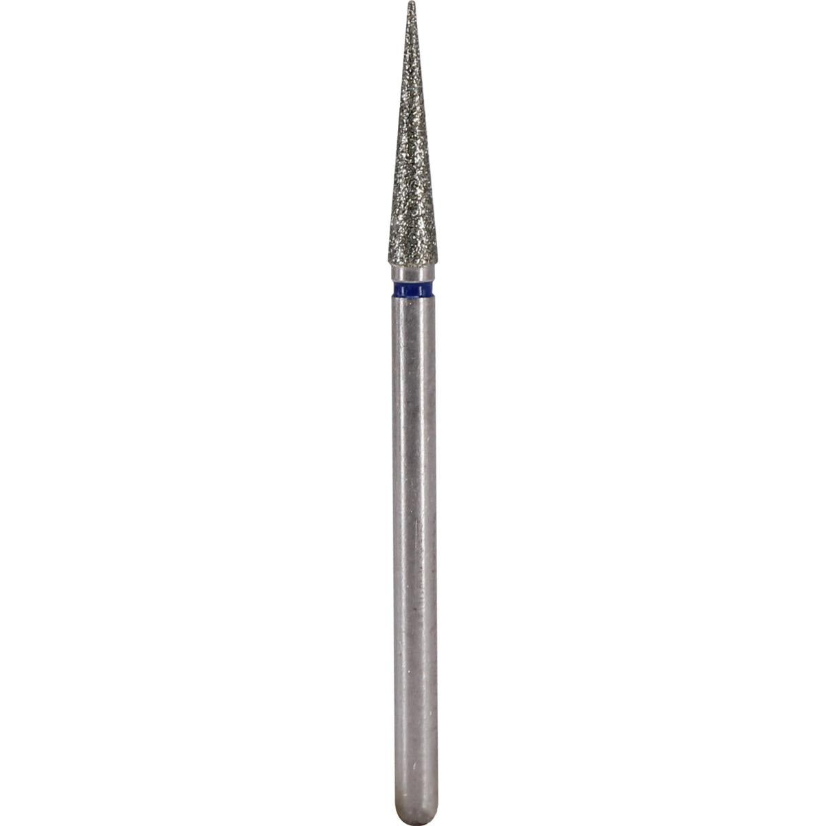 Fresa de diamante Cono puntiagudo 2,8x14mm | 🔵 Azul Grano medio / estándar ~106–125 μm | HP 2,35 mm | SPIN tech