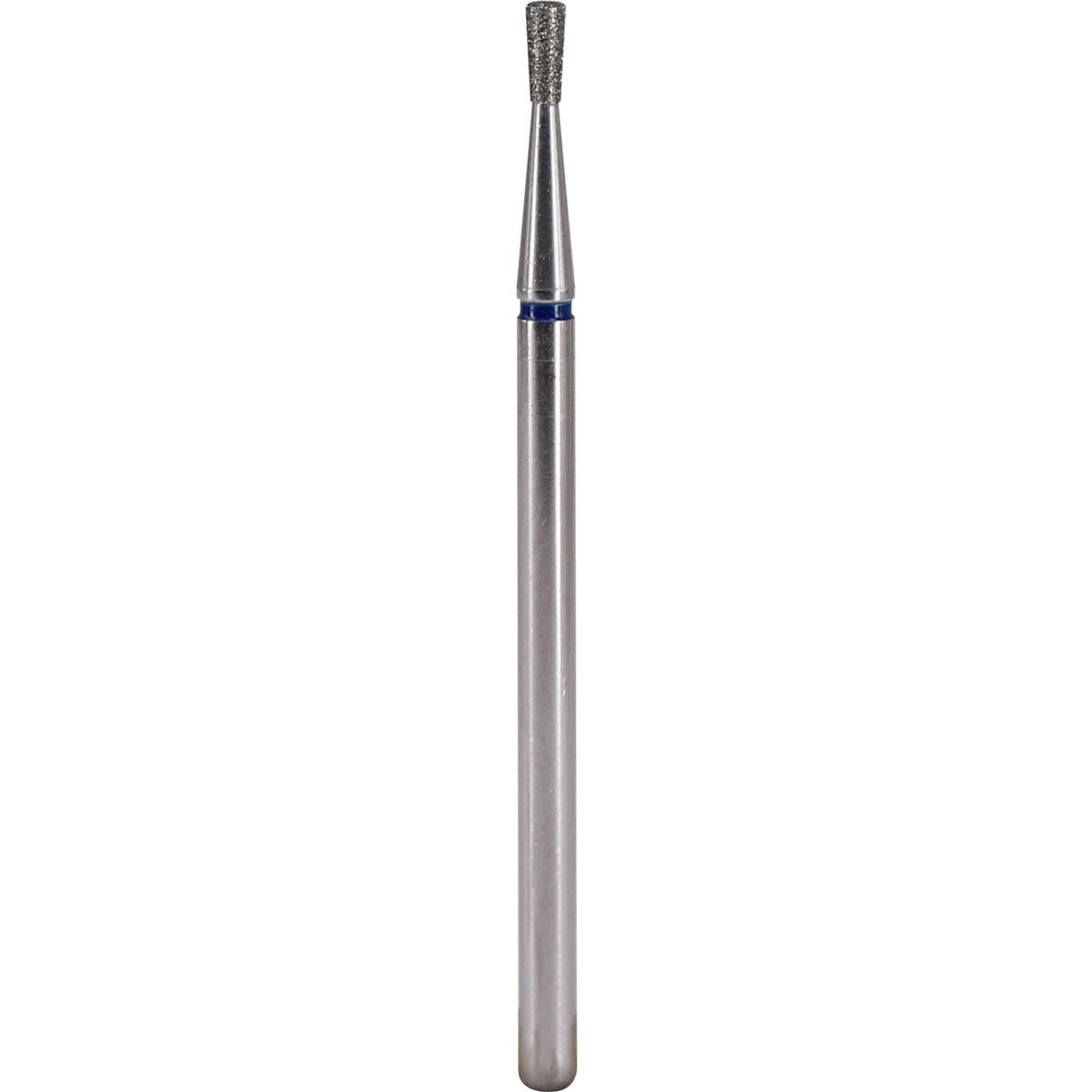 Fresa de diamante Cono invertido 1,6x1,4mm | 🔵 Azul Grano medio / estándar ~106–125 μm | HP 2,35 mm | SPIN tech
