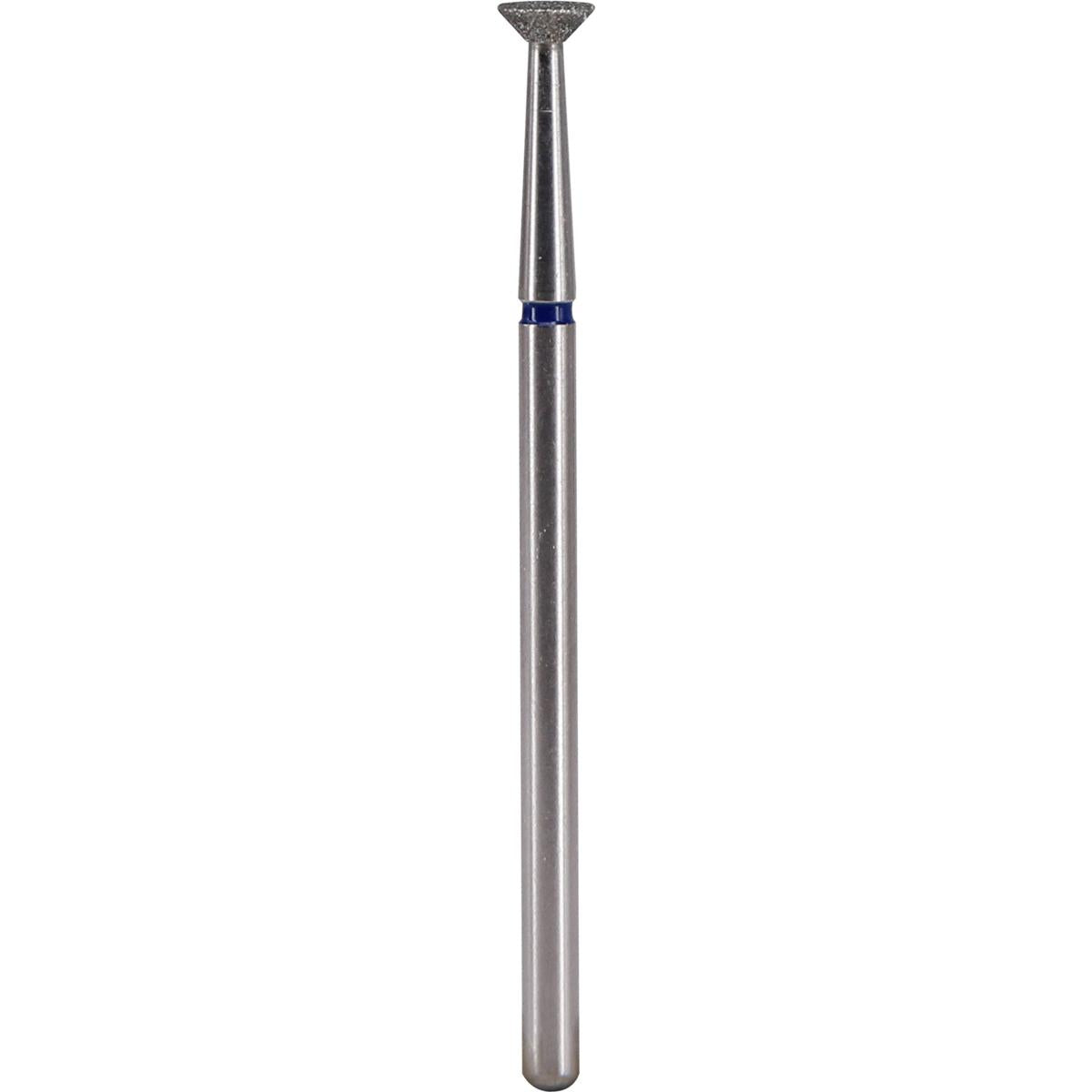 Fresa de diamante Cono invertido 4x1,4mm | 🔵 Azul Grano medio / estándar ~106–125 μm | HP 2,35 mm | SPIN tech