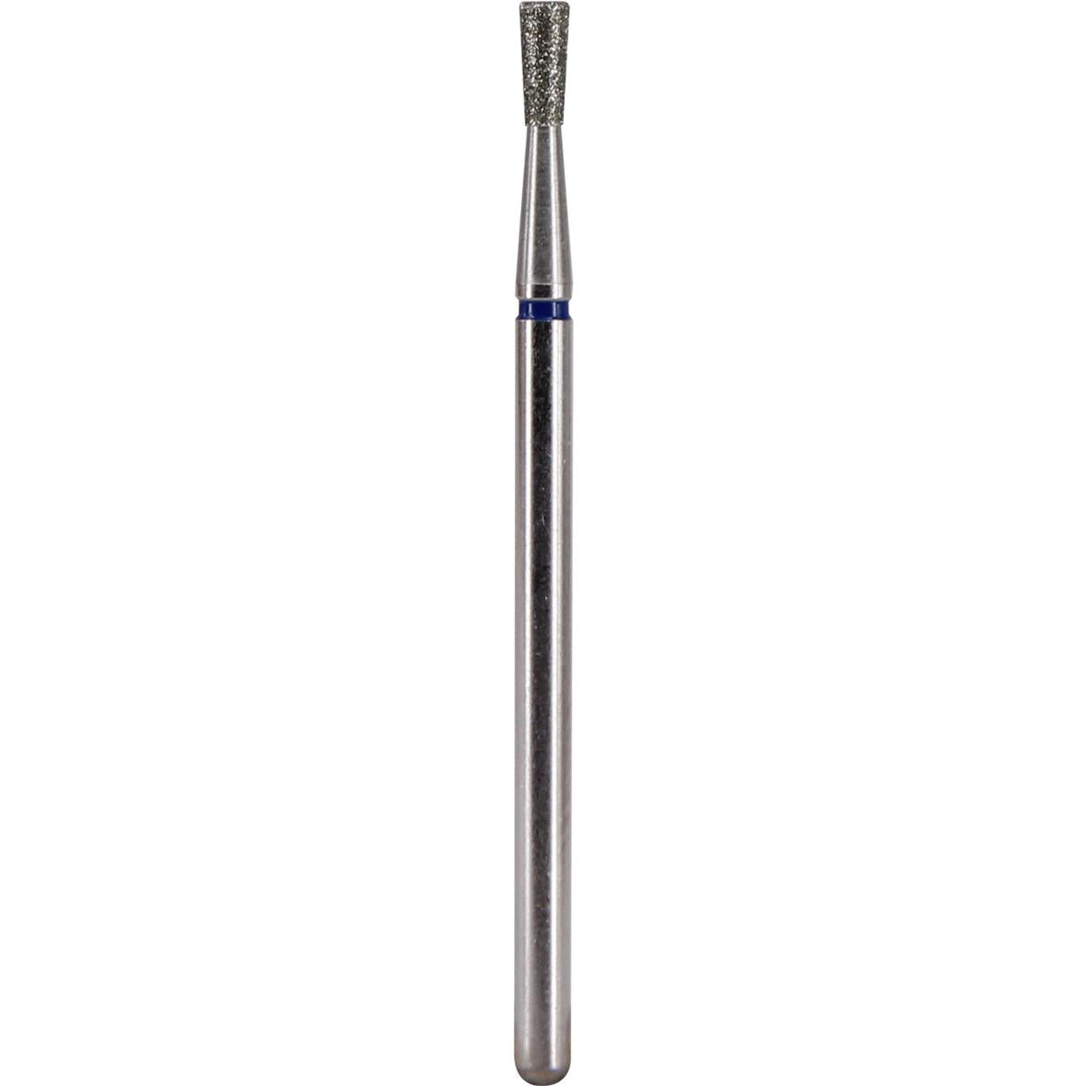 Fresa de diamante Cono invertido 2,1x5mm | 🔵 Azul Grano medio / estándar ~106–125 μm | HP 2,35 mm | SPIN tech