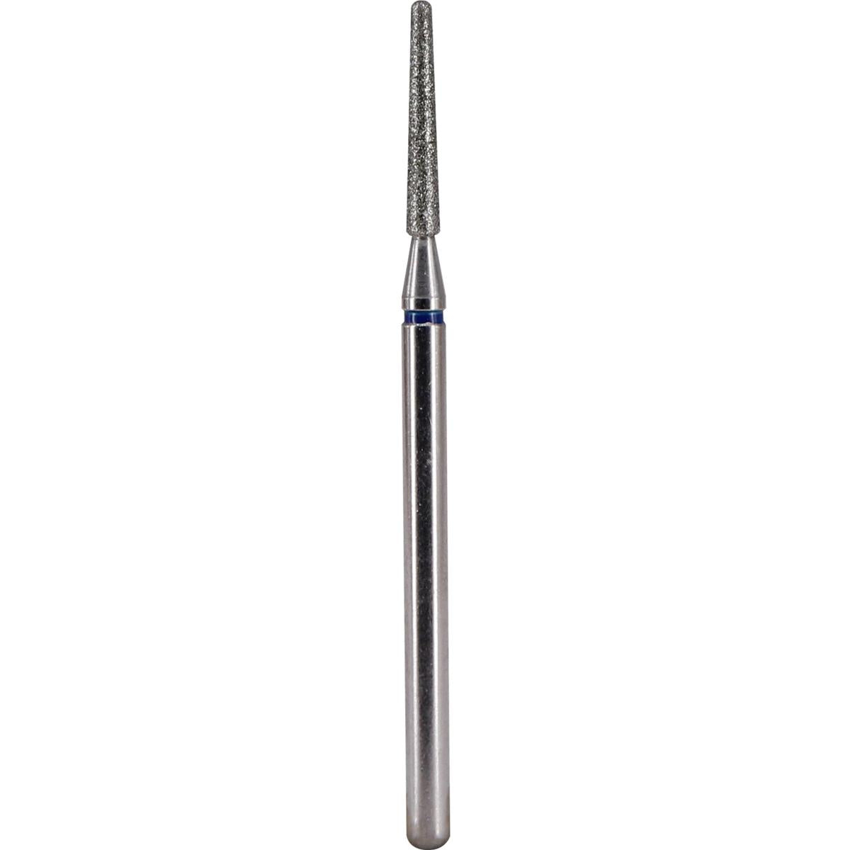 Fresa de diamante Cono redondeado 1,8x12mm | 🔵 Azul Grano medio / estándar ~106–125 μm | HP 2,35 mm | SPIN tech