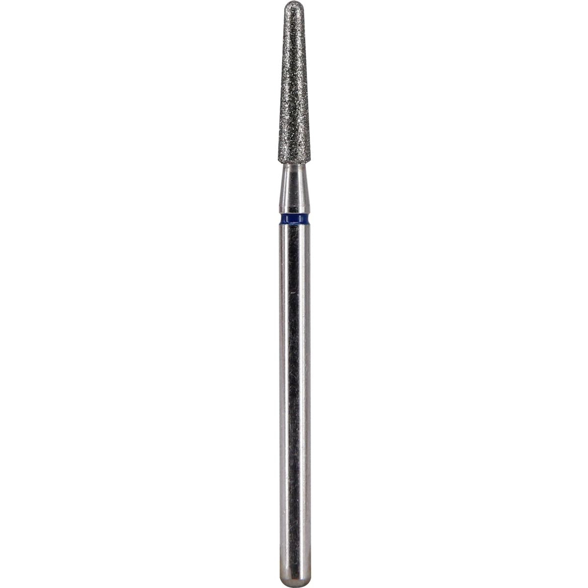 Fresa de diamante Cono redondeado 2,5x12mm | 🔵 Azul Grano medio / estándar ~106–125 μm | HP 2,35 mm | SPIN tech