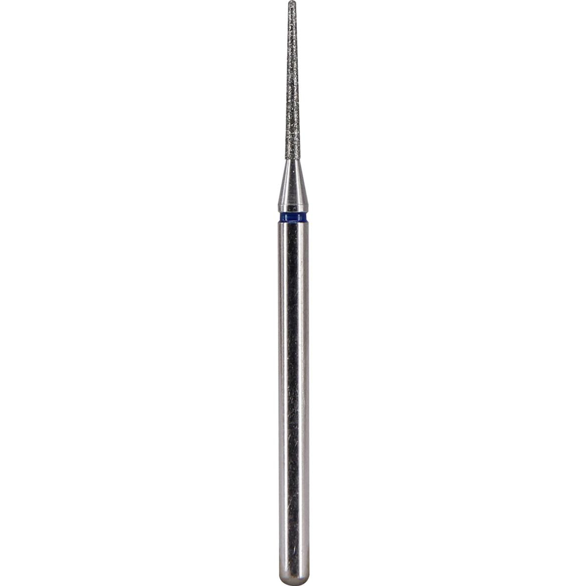 Fresa de diamante Cono redondeado 1,2x12mm | 🔵 Azul Grano medio / estándar ~106–125 μm | HP 2,35 mm | SPIN tech