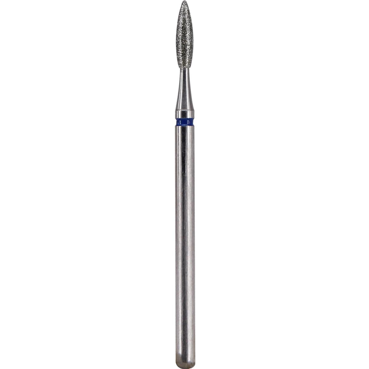 Fresa de diamante Llama 2x8mm | 🔵 Azul Grano medio / estándar ~106–125 μm | HP 2,35 mm | SPIN tech