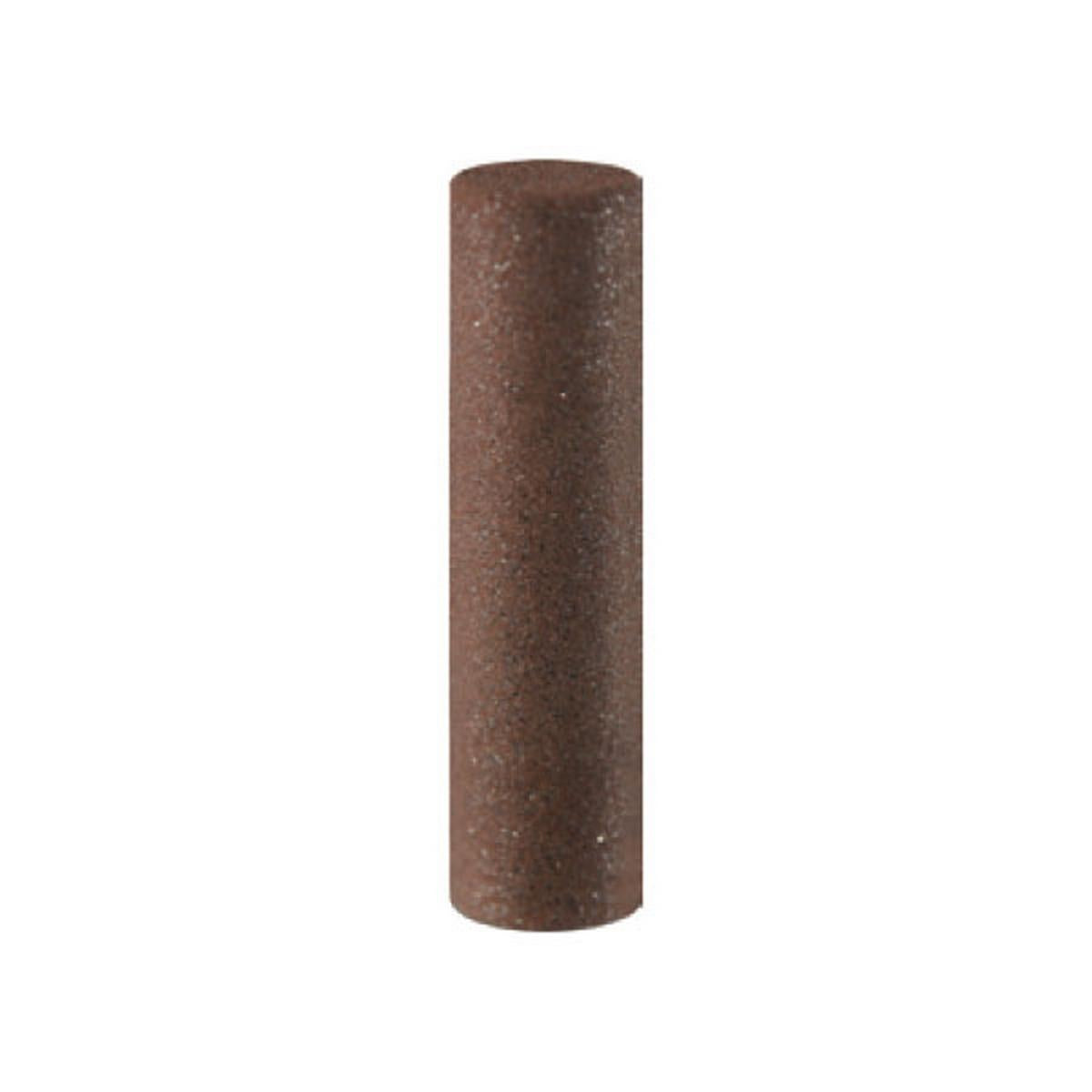 Pulidor de goma silicona Cilindro 6x23mm | 🟤 Marrón — Duro (H) — Desbaste controlado | Etapa 2 — Desbaste controlado | Metal · CrCo · Aleaciones · Cerámica | Sin mandril | SPIN tech