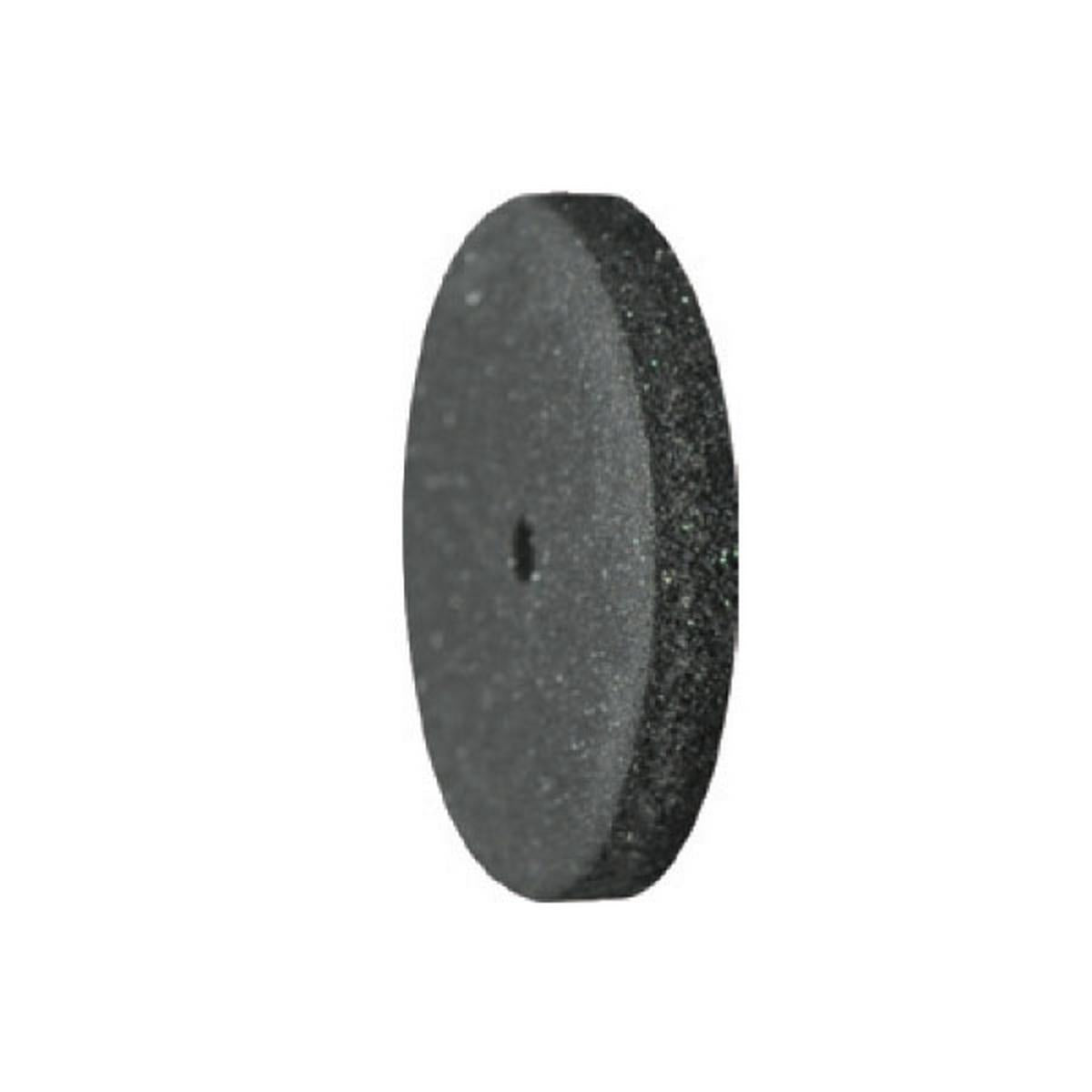 Pulidor de goma silicona Disco tableta 22x3mm | ⚫ Negro — Muy duro (XH) — Desbaste agresivo | Etapa 1 — Desbaste agresivo | Metal · CrCo · Aleaciones · Cerámica | Sin mandril | SPIN tech