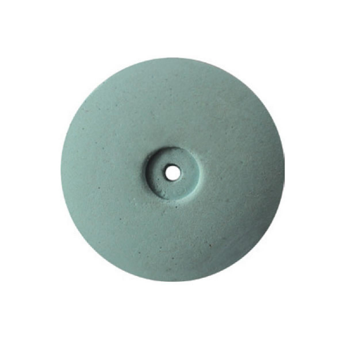 Pulidor de goma silicona Lente 22x3,5mm | 🔵 Celeste — Fino (F) — Acabado y brillo | Etapa 3 — Acabado y alto brillo | Cerámica · Plástico · Acrílico | Sin mandril | SPIN tech