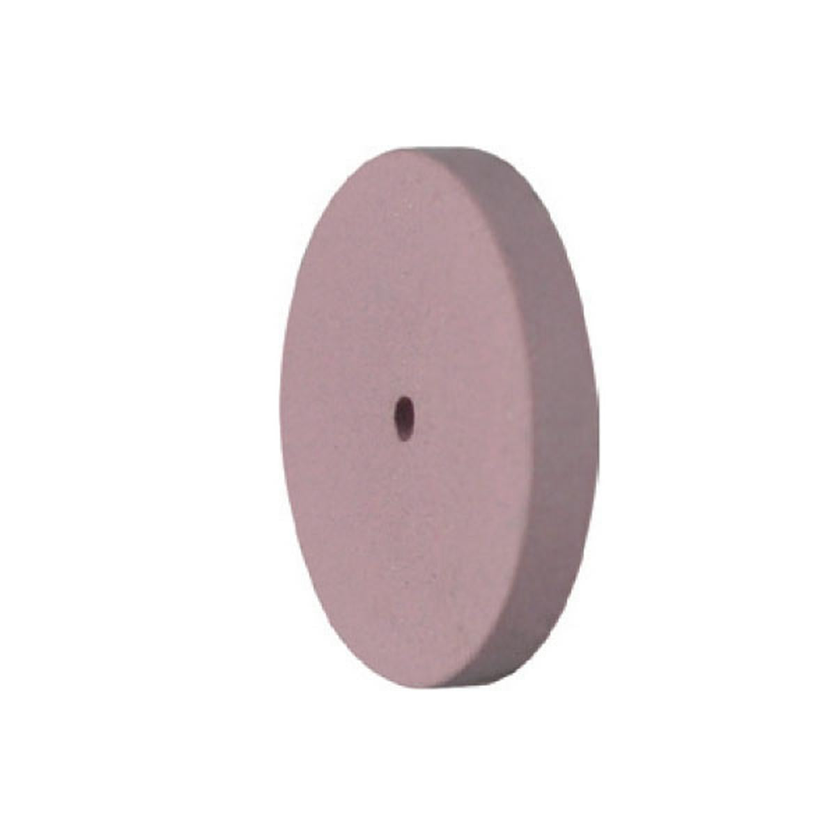 Pulidor de goma silicona Disco tableta 22x3mm | 🩷 Rosa — Medio (M) — Pulido intermedio | Etapa 2 — Pulido intermedio y regularización | Cerámica · Plástico · Acrílico | Sin mandril | SPIN tech