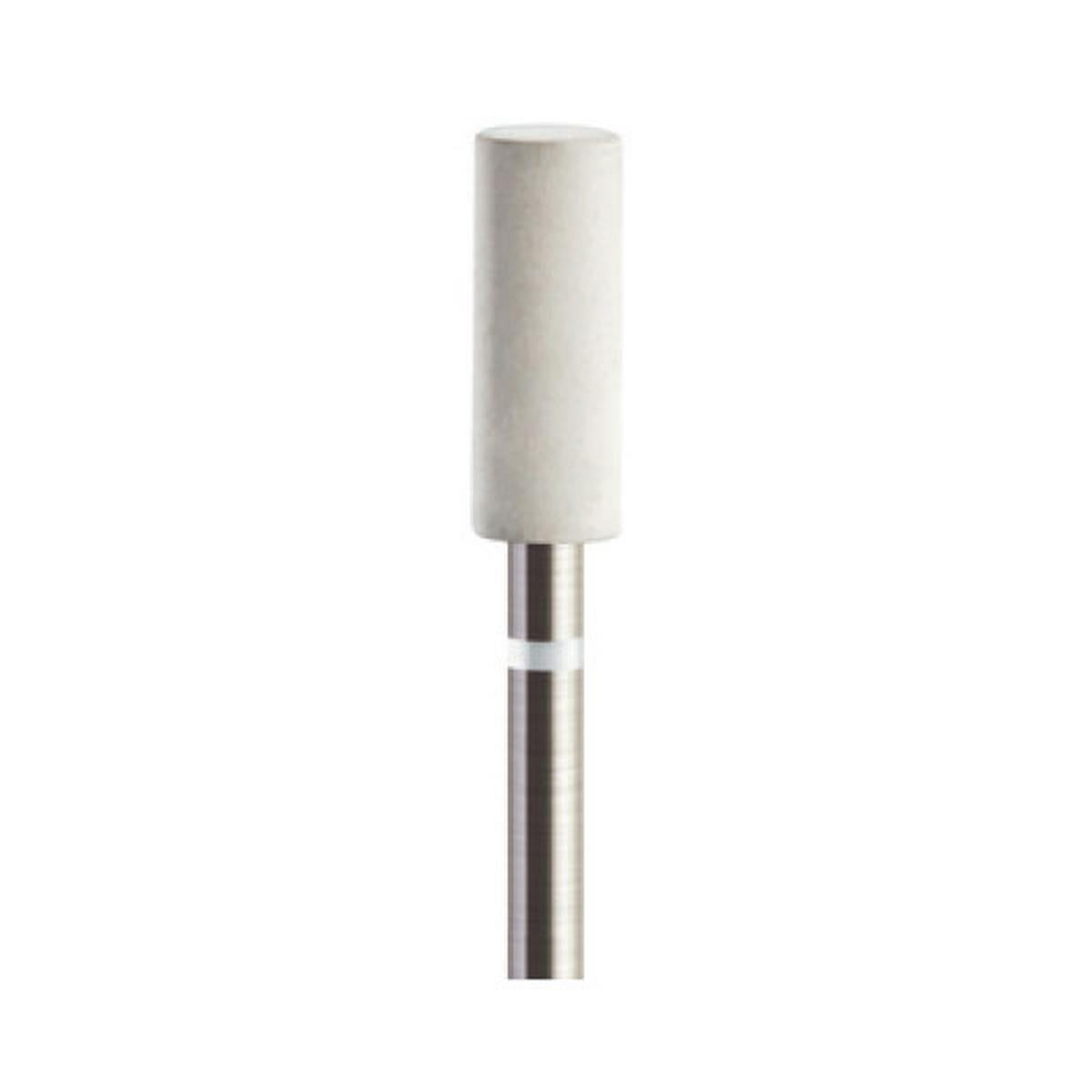 Pulidor de diamante ZrO₂ Cilindro mediano 5x12mm | ⚪ Blanco — Extra blando — Superacabado (Super finish) | Etapa 5 — Superacabado / Alto brillo | HP 2,35 mm | SPIN tech