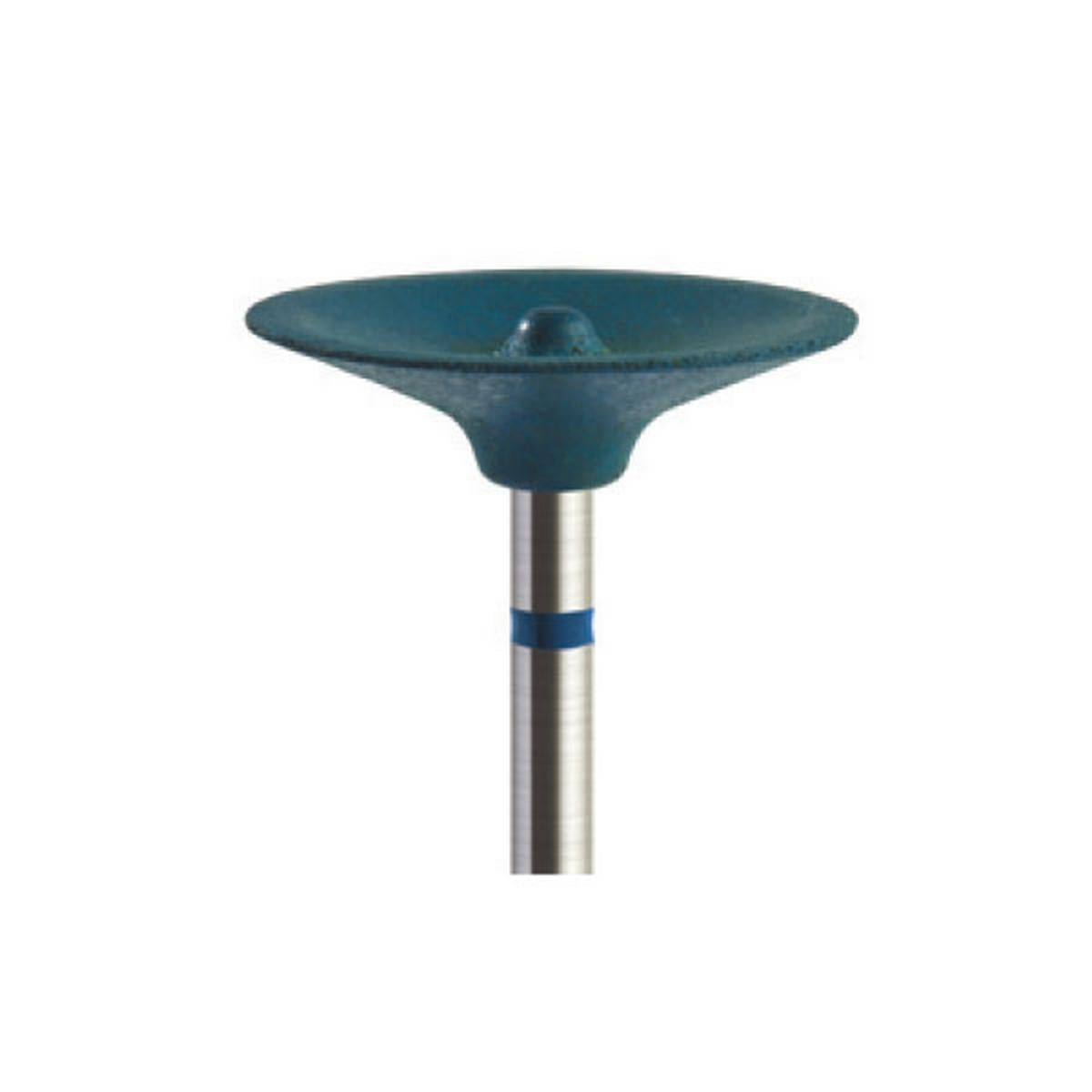 Pulidor de diamante ZrO₂ Disco plano fino 18x3mm | 🔵 Azul — Duro (Hard) | Etapa 2 — Pulido inicial | HP 2,35 mm | SPIN tech