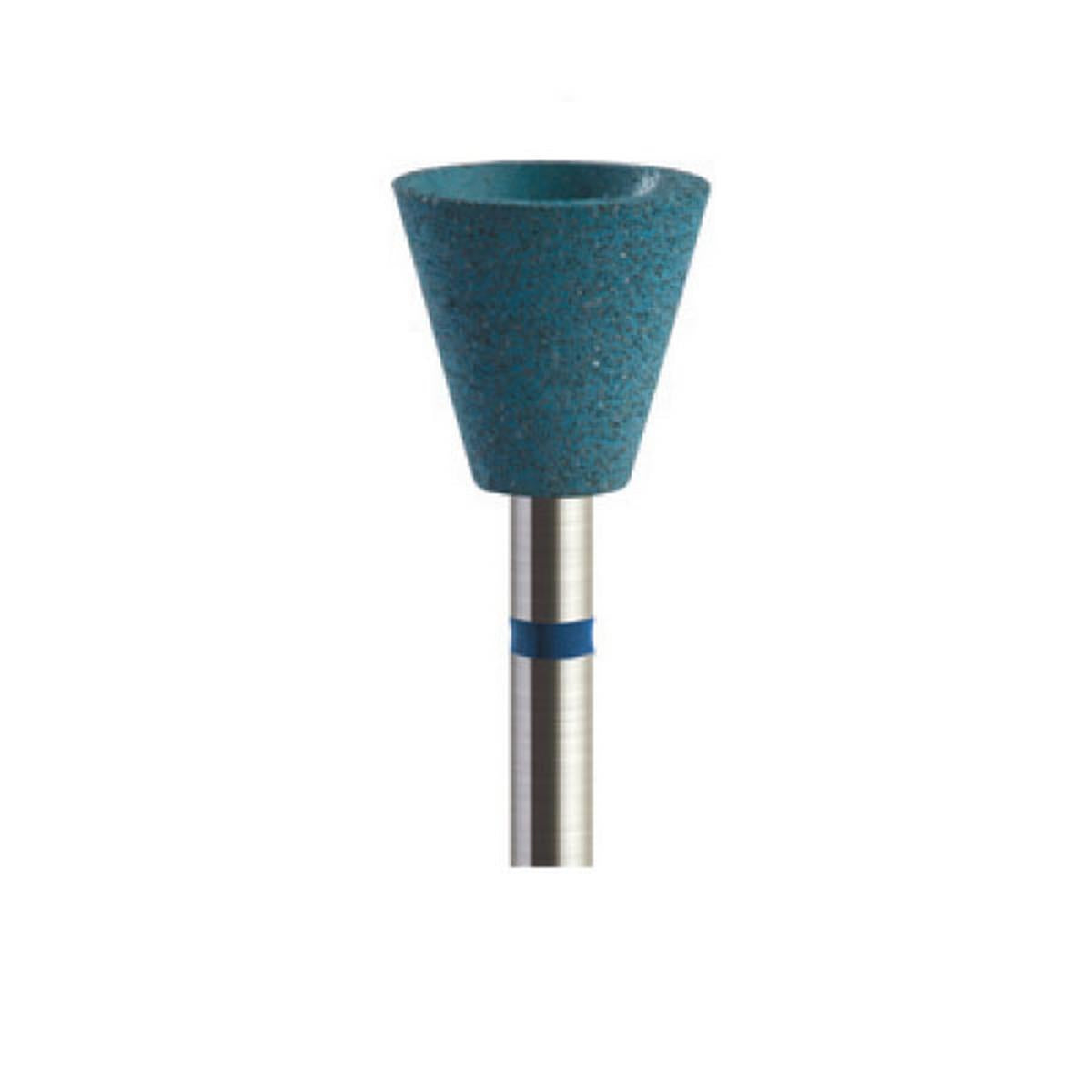 Pulidor de diamante ZrO₂ Campana 9x8,5mm | 🔵 Azul — Duro (Hard) | Etapa 2 — Pulido inicial | HP 2,35 mm | SPIN tech