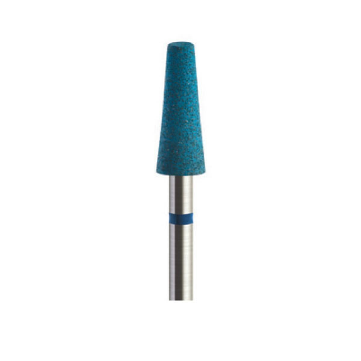 Pulidor de diamante ZrO₂ Cono punta roma 4x12mm | 🔵 Azul — Duro (Hard) | Etapa 2 — Pulido inicial | HP 2,35 mm | SPIN tech