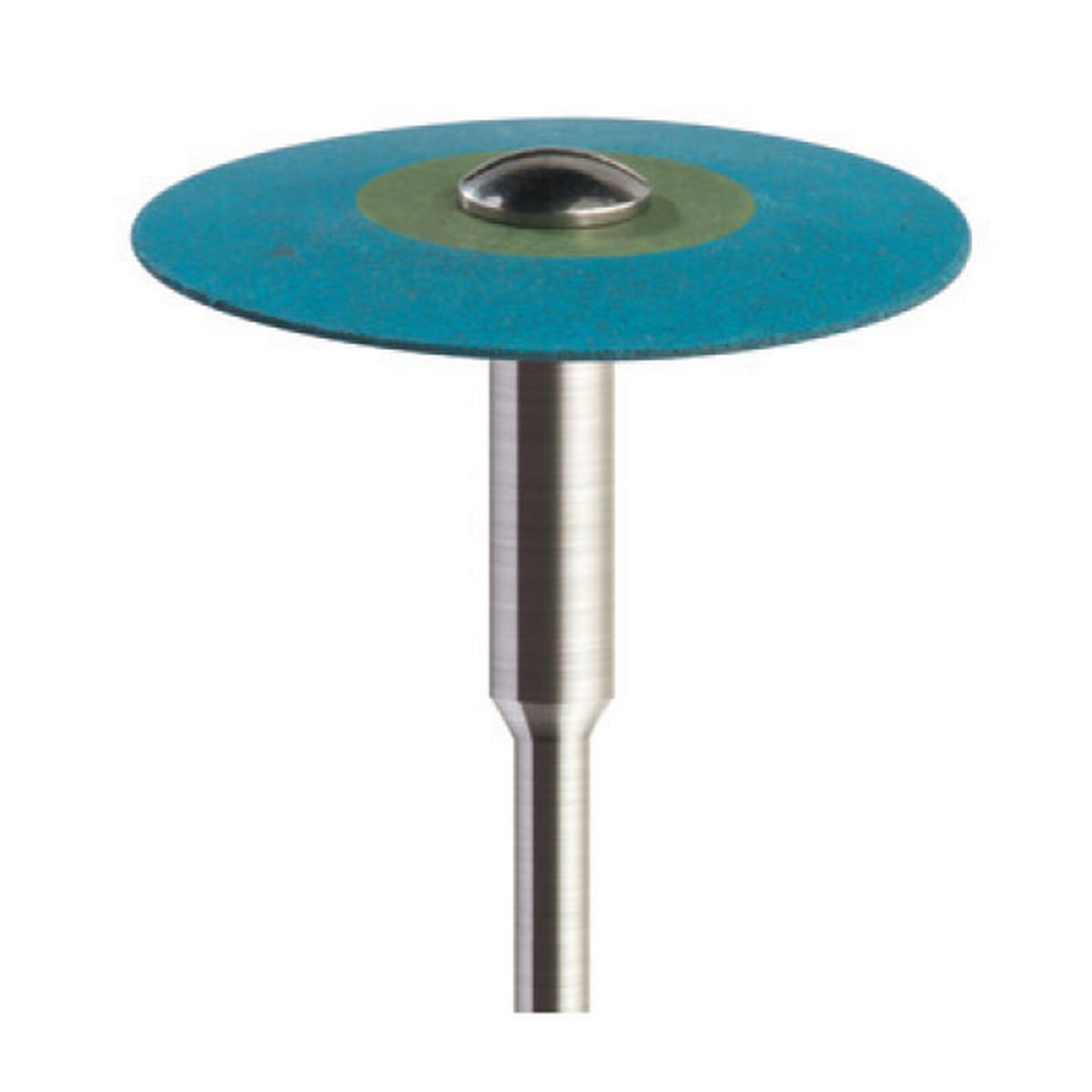 Pulidor de diamante ZrO₂ Disco grande 26x2,2mm | 🔵 Azul — Duro (Hard) | Etapa 2 — Pulido inicial | HP 2,35 mm | SPIN tech
