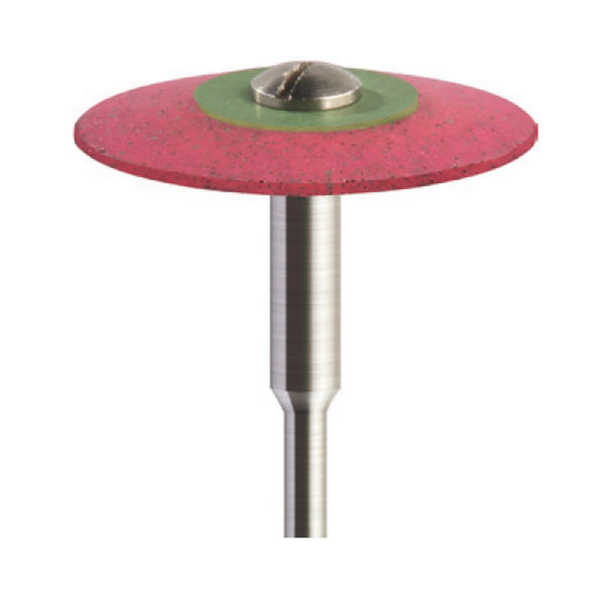 Pulidor de diamante ZrO₂ Disco grande 26x2,2mm | 🔴 Rojo — Muy duro (Extra hard) | Etapa 1 — Desbaste inicial | HP 2,35 mm | SPIN tech