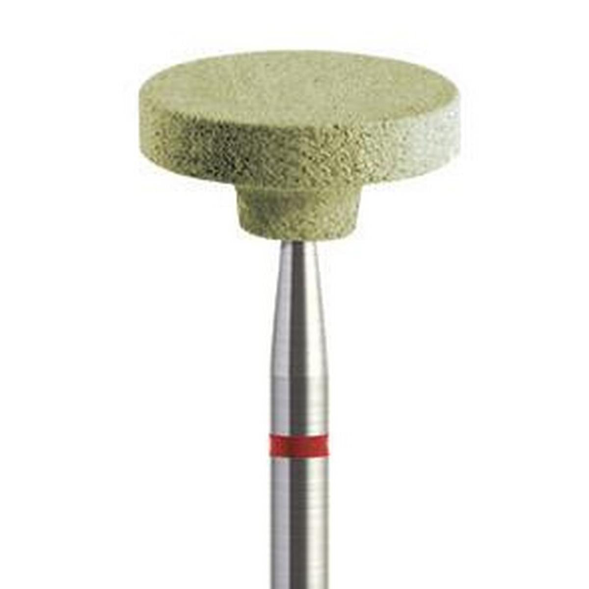 Piedra abrasiva ZrO₂ Disco pequeño 12x3mm | 🟡 Amarillo — Aglomerado semiduro | HP 2,35 mm | SPIN tech
