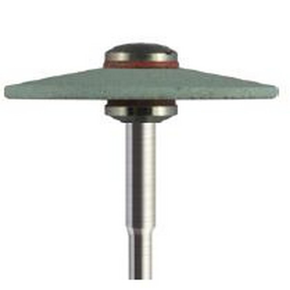 Piedra abrasiva ZrO₂ Disco plano grande 22x2mm | 🟢 Verde — Aglomerado duro | HP 2,35 mm | SPIN tech