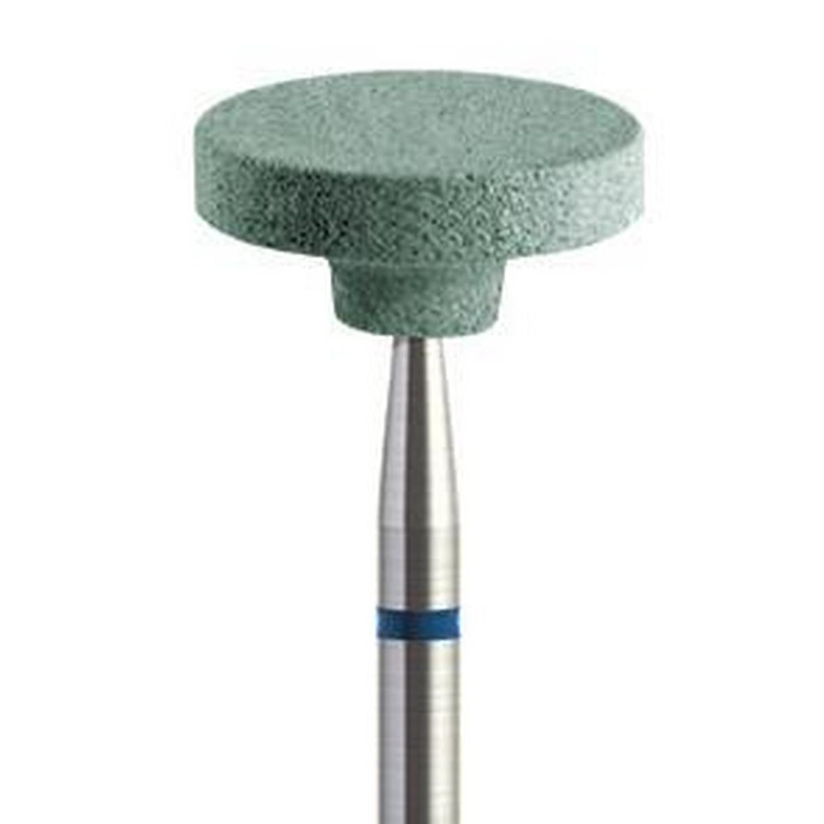 Piedra abrasiva ZrO₂ Disco pequeño 12x3mm | 🟢 Verde — Aglomerado duro | HP 2,35 mm | SPIN tech
