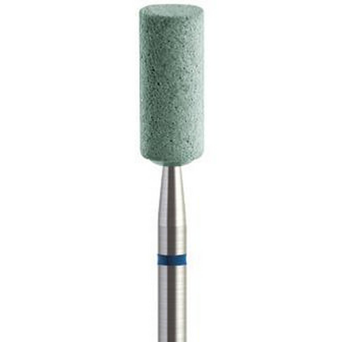 Piedra abrasiva ZrO₂ Cilindro mediano 5x12mm | 🟢 Verde — Aglomerado duro | HP 2,35 mm | SPIN tech