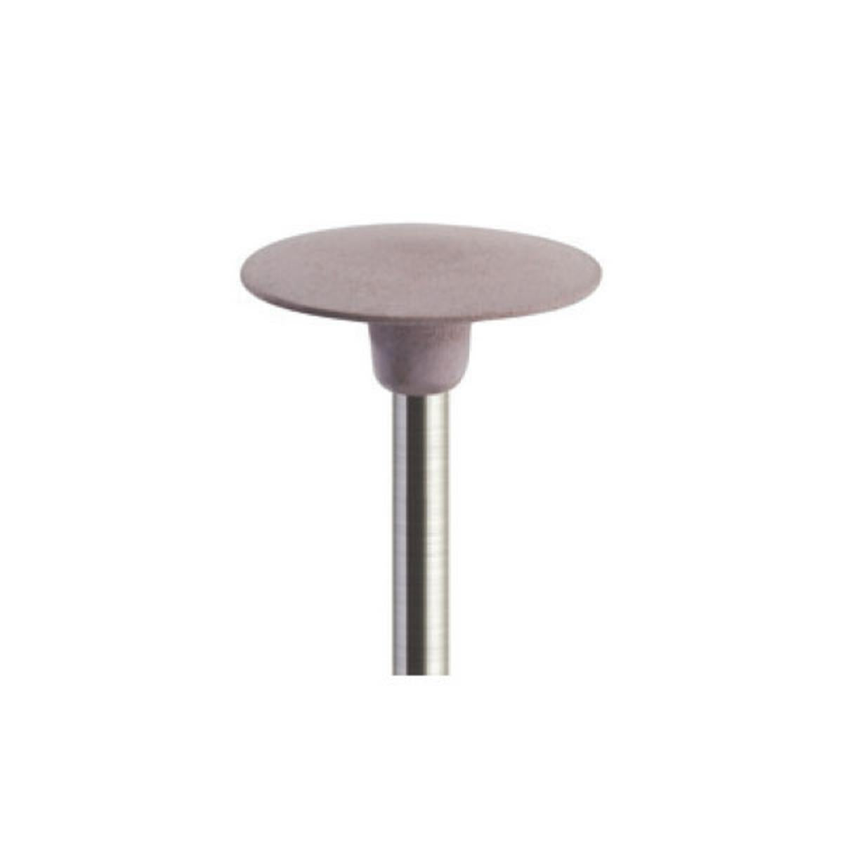 Pulidor de goma silicona Disco fino 18x1mm | 🩷 Rosa — Medio (M) — Pulido intermedio | Etapa 2 — Pulido intermedio | Zirconio verde · Cerámica | HP 2,35 mm | SPIN tech