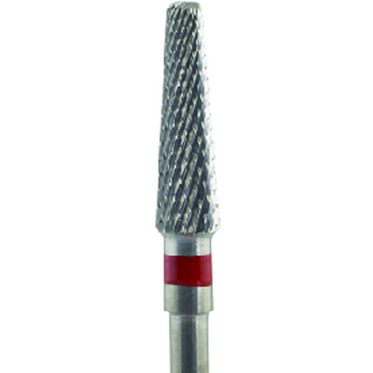 Fresa carburo de tungsteno Cono punta roma 14x4mm | 🔴 Rojo — Fino (F) | HP 2,35 mm | SPIN tech