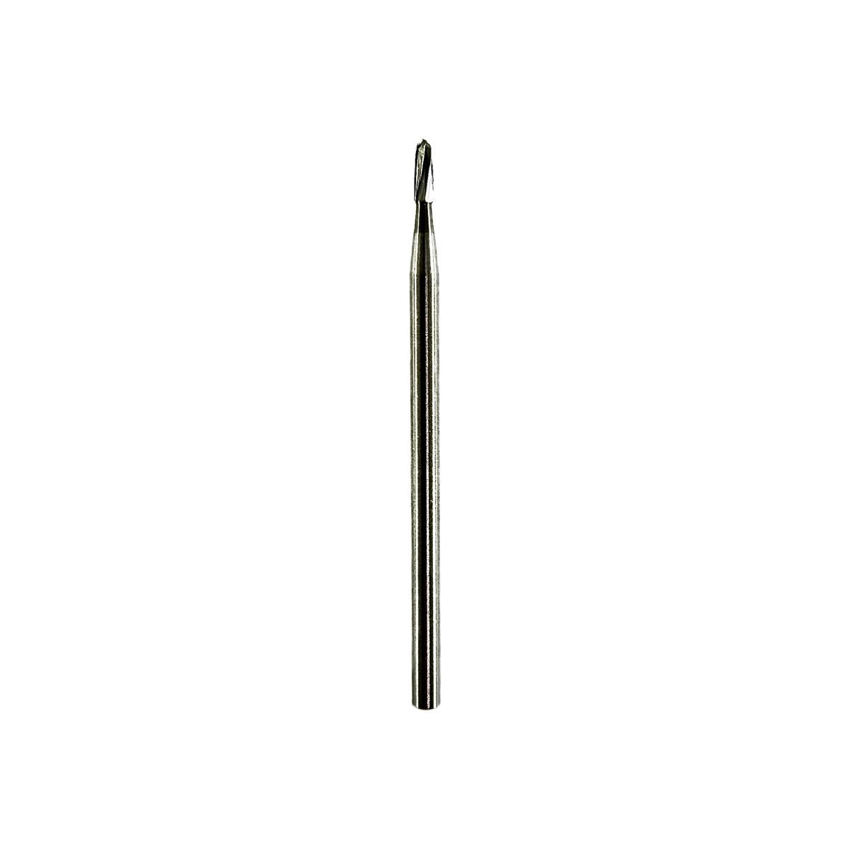 Bur de carburo de tungsteno Cono redondeado ∅1,6mm × L5mm | Zirconio · Cerámica · Metal · Plástico | HP 2,35 mm | SPIN tech