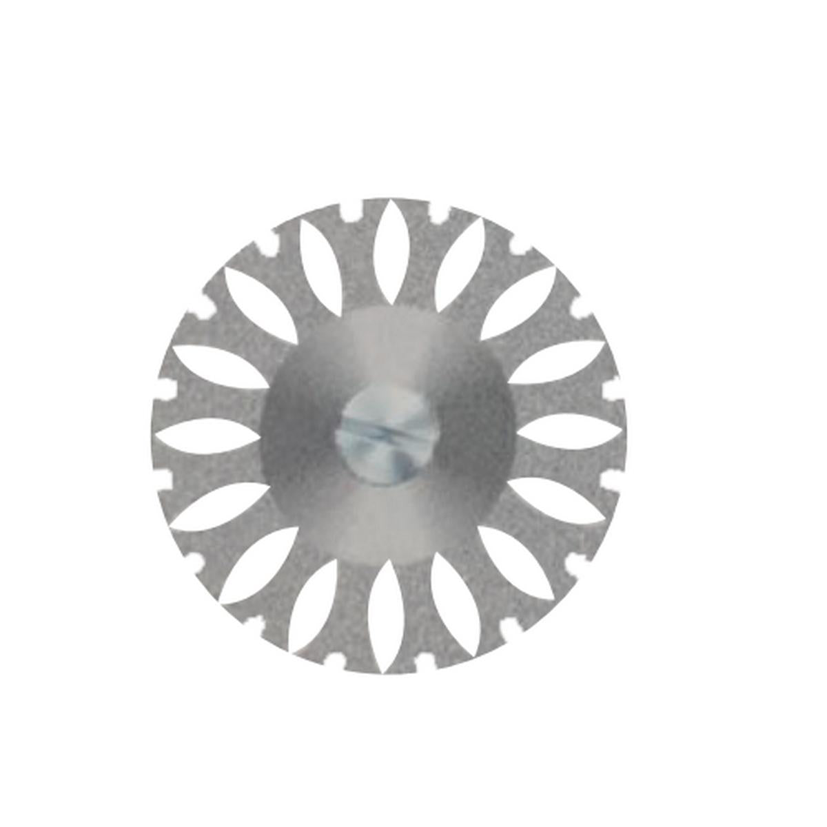 Disco de separación diamante ∅19mm × 0,2mm | Copo de nieve (estrella) | Ultrafino — máxima precisión | Sin mandril | SPIN tech
