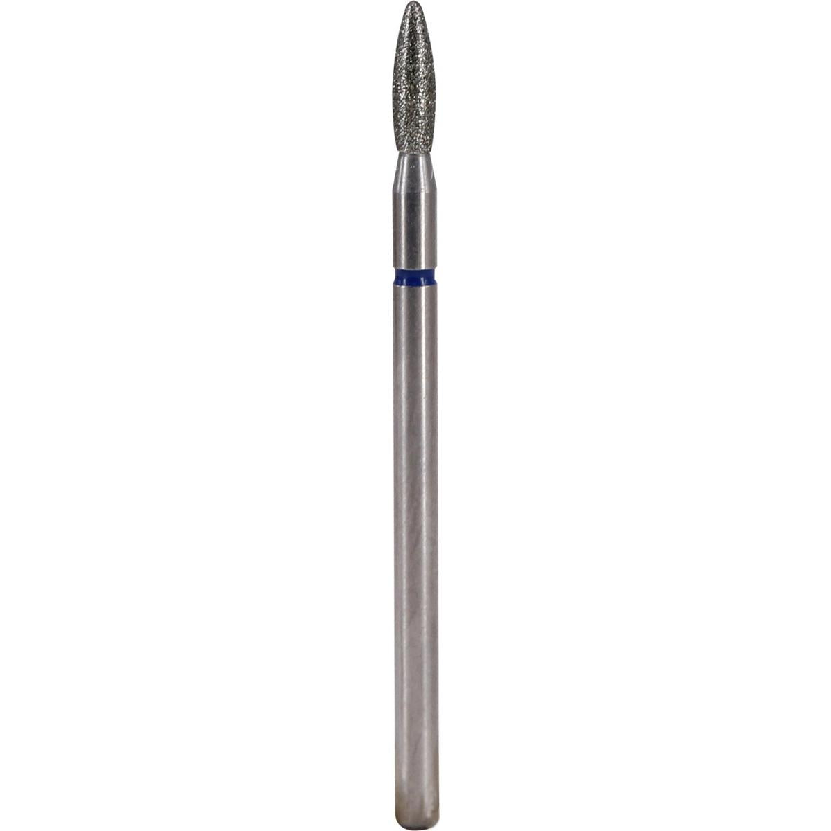 Fresa de diamante Llama 2,3x8mm | 🔵 Azul Grano medio / estándar ~106–125 μm | HP 2,35 mm | SPIN tech