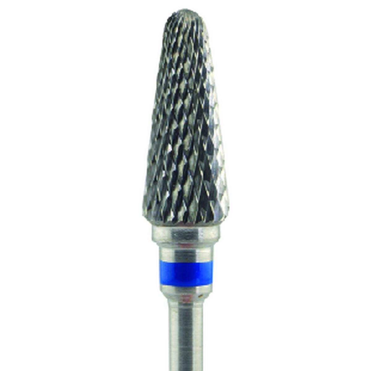 Fresa carburo de tungsteno Cono redondeado 15x6mm | 🔵 Azul — Estándar (M) | HP 2,35 mm | SPIN tech