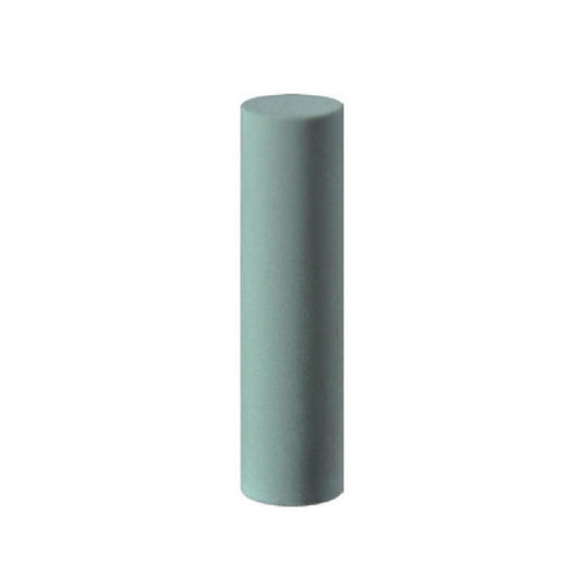 Pulidor de goma silicona Cilindro mediano 6x23mm | 🔵 Celeste — Fino (F) — Acabado y brillo | Etapa 3 — Acabado y alto brillo | Cerámica · Plástico · Acrílico | Sin mandril | SPIN tech