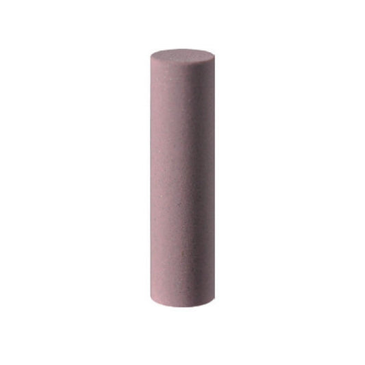 Pulidor de goma silicona Cilindro mediano 6x23mm | 🩷 Rosa — Medio (M) — Pulido intermedio | Etapa 2 — Pulido intermedio y regularización | Cerámica · Plástico · Acrílico | Sin mandril | SPIN tech