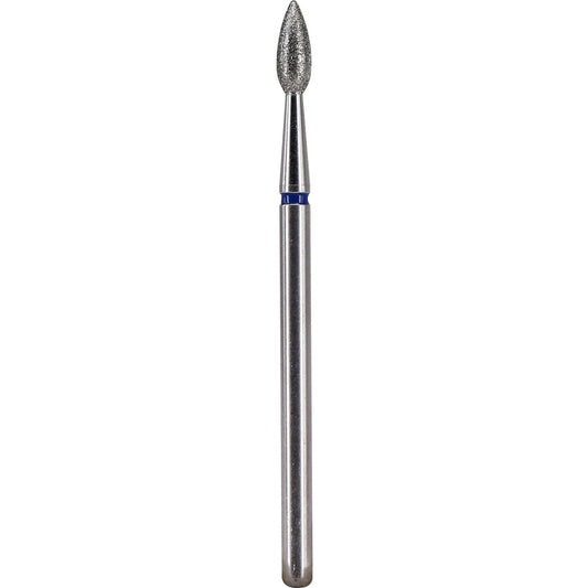 Fresa de diamante Llama 2,6x7mm | 🔵 Azul Grano medio / estándar ~106–125 μm | HP 2,35 mm | SPIN tech