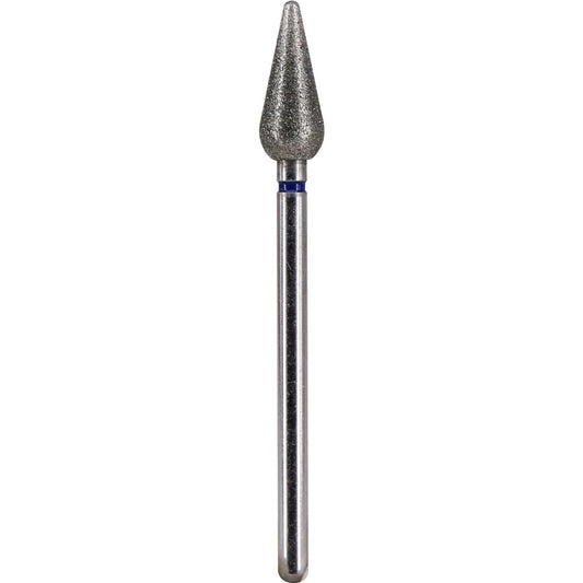 Fresa de diamante Pera puntiaguda 5x12mm | 🔵 Azul Grano medio / estándar ~106–125 μm | HP 2,35 mm | SPIN tech