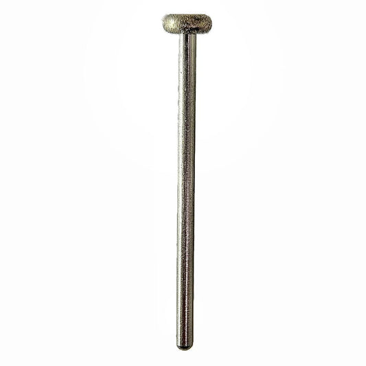 Fresa de diamante Cilindro redondeado 6x2mm | 🔵 Azul Grano medio / estándar ~106–125 μm | HP 2,35 mm | SPIN tech