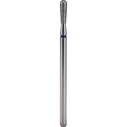 Fresa de diamante Cono invertido redondeado 4x1,4mm | 🔵 Azul Grano medio / estándar ~106–125 μm | HP 2,35 mm | SPIN tech