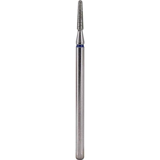 Fresa de diamante Cono redondeado 1,8x8mm | 🔵 Azul Grano medio / estándar ~106–125 μm | HP 2,35 mm | SPIN tech