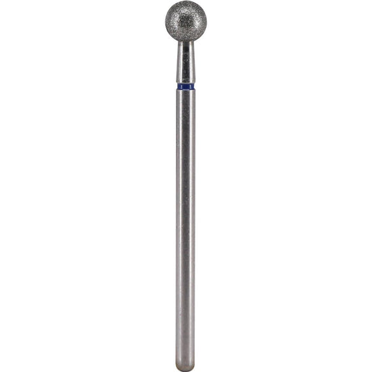Fresa de diamante Bola 5x4,8mm | 🔵 Azul Grano medio / estándar ~106–125 μm | HP 2,35 mm | SPIN tech