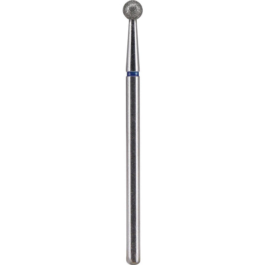 Fresa de diamante Bola 3,4x3,2mm | 🔵 Azul Grano medio / estándar ~106–125 μm | HP 2,35 mm | SPIN tech