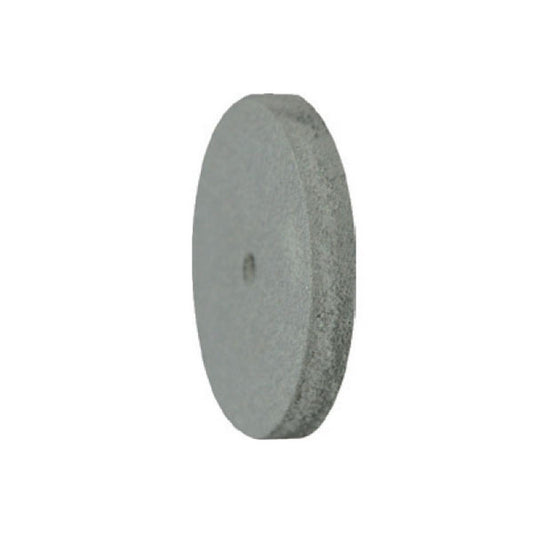 Pulidor de goma silicona Disco tableta 22x3mm | ⚪ Gris — Fino (F) — Acabado y brillo espejo | Etapa 4 — Acabado y brillo espejo | Metal · CrCo · Aleaciones · Cerámica | Sin mandril | SPIN tech