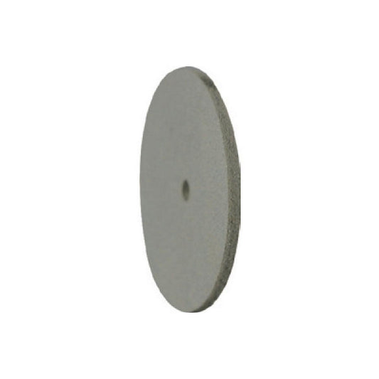 Pulidor de goma silicona Disco fino 22x1mm | ⚪ Gris — Fino (F) — Acabado y brillo espejo | Etapa 4 — Acabado y brillo espejo | Metal · CrCo · Aleaciones · Cerámica | Sin mandril | SPIN tech